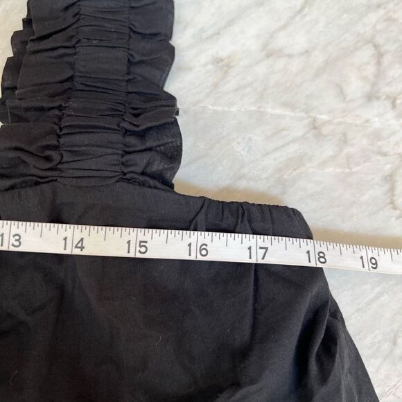 Treasure & Bond Ruffle Strap Cotton Tank Top blouse size L NWOT - Picture 8 of 9